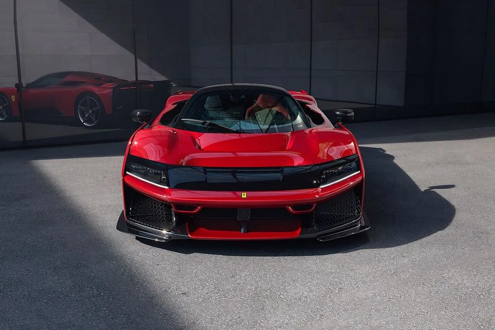 Ferrari F80 red front view