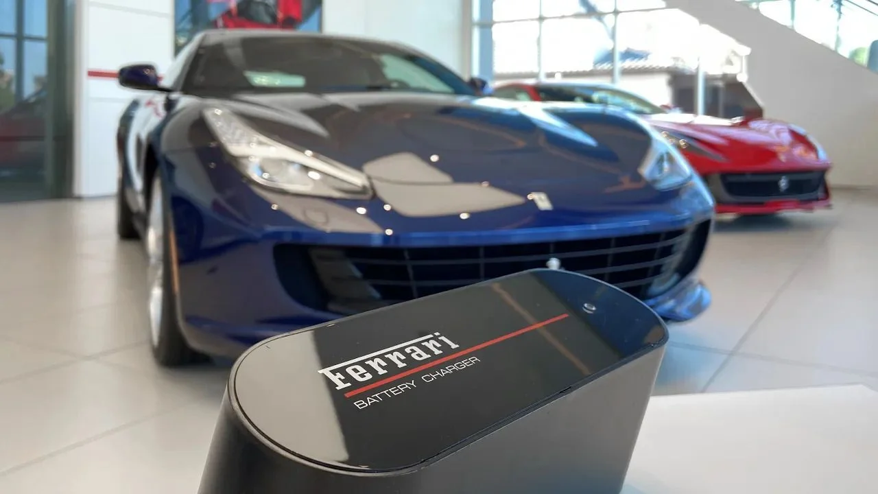 Ferrari battery charger with Ferrari vehicles